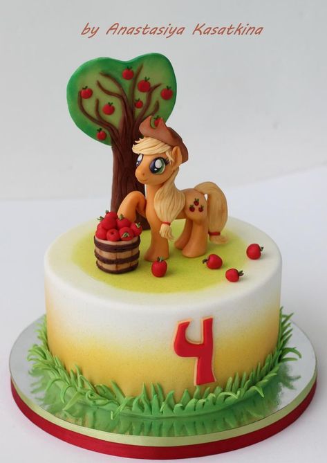 My Little Pony cake (Applejack) | My little pony birthday party, My little pony birthday, Pony cake Mlp Cake, Rainbow Dash Party, Anna Cake, My Little Pony Cake, 5th Birthday Cake, Little Pony Cake, My Little Pony Birthday Party, Pony Birthday Party, Pony Cake