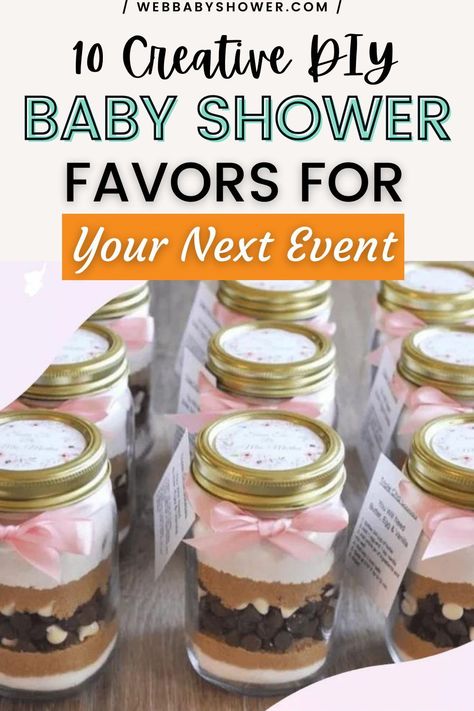 Impress your guests with these 10 creative DIY baby shower favors, each one designed to make a lasting impression on your loved ones. With these delightful keepsakes in hand, your guests will always remember how special they were at your celebration. Let's explore the world of creative DIY baby shower favors together! Twin Baby Shower Favors, Winter Baby Shower Party Favors, Mason Jar Baby Shower Ideas, Diy Baby Shower Favors For Guests, Party Favors Baby Shower Girl, Simple Baby Shower Favors, Baby Shower Take Home Favors, Baby Shower Crafts For Guests, Christmas Baby Shower Favors