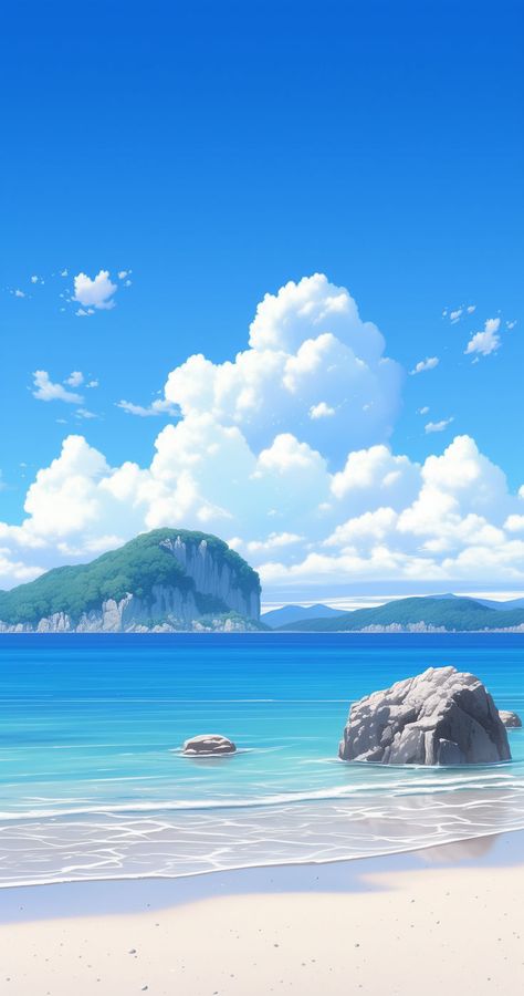 #beach #summer #aesthetic #aestheticwallpaper #mobilewallpaper #wallpaper #island #summertime Beach Anime Aesthetic, Aesthetic Mobile Wallpaper, Aesthetic Mobile, Beach Summer Aesthetic, Summer Beach Aesthetic, Ocean Backgrounds, Cellphone Wallpaper Backgrounds, Cool Wallpapers Art, Anime Aesthetic