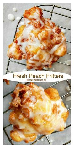 Peach Fritters, Peach Pies, Fresh Peach Recipes, Fried Recipes, Peach Dessert, Peach Dessert Recipes, Peach Recipes, Peach Desserts, Breakfast Sweets