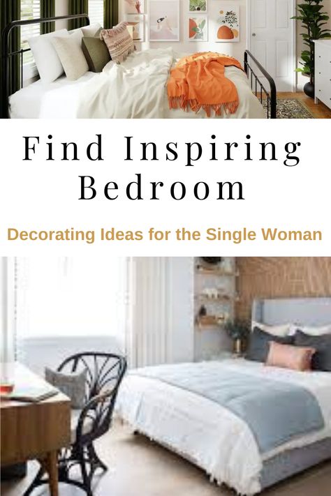 Bedroom For Single Woman, Single Woman Bedroom Ideas, Modern Color Schemes, Creative Bedroom, Colorful Throw Pillows, Woman Bedroom, Bed Frame With Storage, Bedroom Refresh, Velvet Throw Pillows