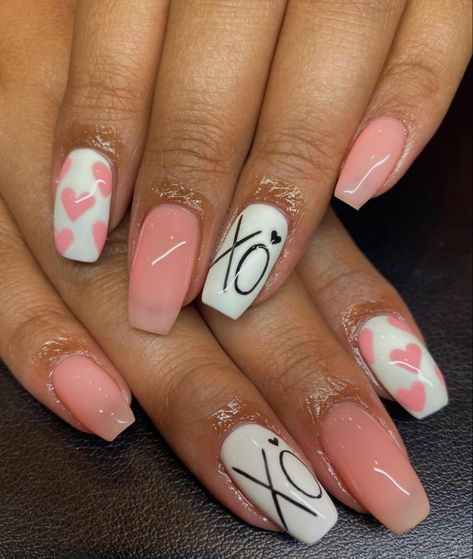 Nails Xoxo, Master Esthetician, Cute Nails For Fall, Nail Designs Valentines, Classy Acrylic Nails, Great Nails, Colorful Nail Designs, Short Acrylic Nails Designs, Ankle Tattoo