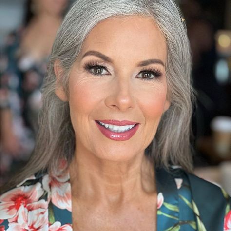 Mother of The Bride Makeup 🤌🏼😍 When it comes to Mature Skin Makeup I got you boo😘 Assignment here was: 💖Lifting the face 💖Focus on skin … | Instagram Mother Of The Bride Makeup, Mother Of Bride Makeup, 50 Party, 50 Makeup, Makeup For Moms, Bride Makeup, Wedding Hair And Makeup, I Got You, White Hair