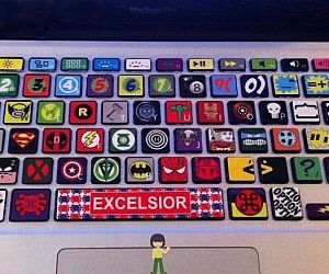 Keyboard Painting Ideas, Keyboard Painting, Macbook Keyboard Stickers, Macbook Keyboard Decal, Macbook Keyboard Cover, Macbook Pro Keyboard, Surprise Gifts For Her, Macbook Pro Touch Bar, Keyboard Sticker