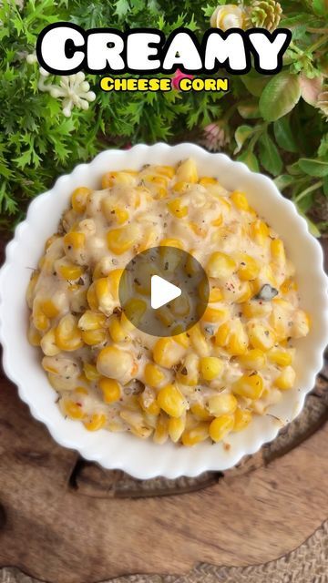 Kautumbik Kitchen on Instagram: "Creamy Cheese Corn 🌽 🧀😋

Ingredients:

Butter 
Refined Flour 
Milk
Chilli Flakes 
Oregano 
Salt
Black Pepper Powder 
Mozzarella Cheese 
Sesame Seeds 

Do try this out simple recipe 🙌
.
.
.
.
.
.
.
#snacks #recipe #food #cooking #streetfood #foodie #corn" Corn Recipes Indian Snacks, Arabic Snacks, Creamy Cheese Corn, Corn Recipes Indian, Sweet Corn Recipes, Oregano Salt, Cheese Corn, Breakfast Recipes Indian, Recipes Indian