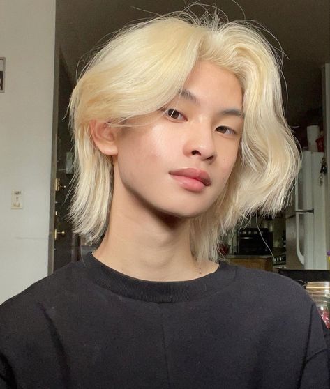 Asian Short Hair, Ethereal Makeup, Shot Hair Styles, Hair Reference, Dream Hair, Long Hair Styles Men, Cool Haircuts, Pretty Selfies, Curly Blonde