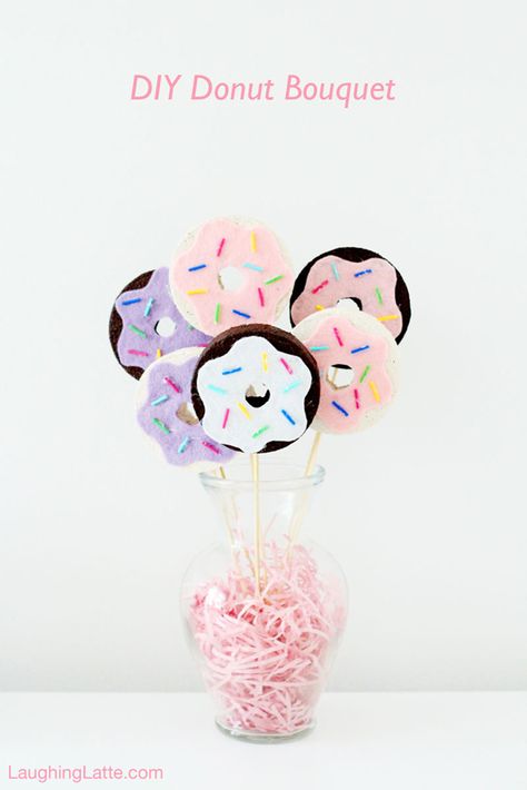 Diy Donut Party, Donut Bouquet, Donut Themed Party, Donut Party Decorations, Donut Theme Party, Doughnut Party, Diy Donut, Donut Themed Birthday Party, Themed Party Ideas