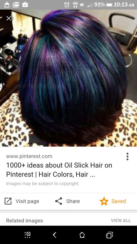 Oil Slick Hair, Peacock Hair, Hair Colorful, Galaxy Hair, Gorgeous Hair Color, Multicolored Hair, Olivia Culpo, Big Chop, Haircut And Color