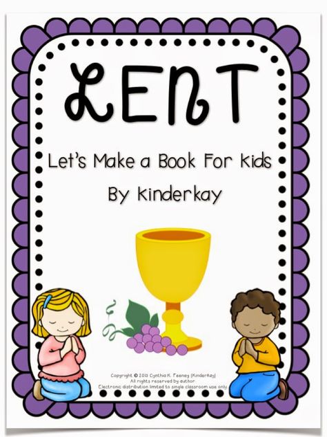 https://www.teacherspayteachers.com/Product/Lenten-Book-For-Kids-Lets-Make-a-Book-555210 Lent Crafts, What Is Lent, Lenten Activities, Religion Activities, Catholic Lent, Ideas For The Classroom, Make A Book, Educational Website, Interactive Whiteboard