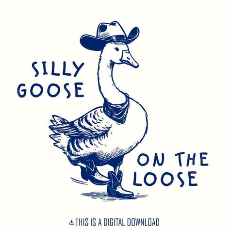 Sticker Poster, Funny Png, Goose With Glasses Tattoo, Goose Background, Goose Art, Silly Goose, Silly Goose On The Loose, Silly Goose Hoodie, Silly Goose Sweatshirt