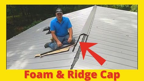 Metal Roof Installing Foam And Ridge Cap

#metalroof #ridgecap #ridgecapinstallation Ridge Cap, Metal Roof Installation, Job Pictures, First Rib, Roof Installation, Trailer Home, Linoleum Flooring, Diy Home Repair, Trailer Park