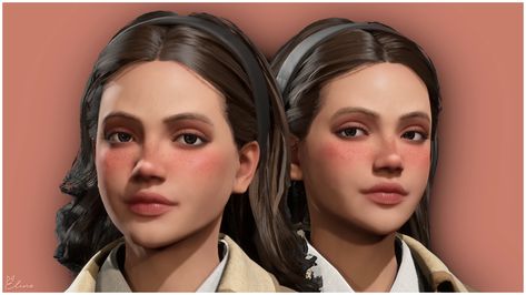 Penny - Edited Female Face 8 at Hogwarts Legacy Nexus - Mods and community Hogwarts Legacy Mods, Harry Potter Face Claim, Hogwarts Legacy Character, Harry Potter Face, Cozy Gaming, Mod Hair, Hogwarts Legacy, Female Face, Lady Grey