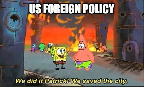 us foreign policy The Kill Order, Italian Memes, Freaking Hilarious, Dc Memes, Spongebob Memes, Avengers Memes, Ms Marvel, Marvel Jokes, Memes Humor