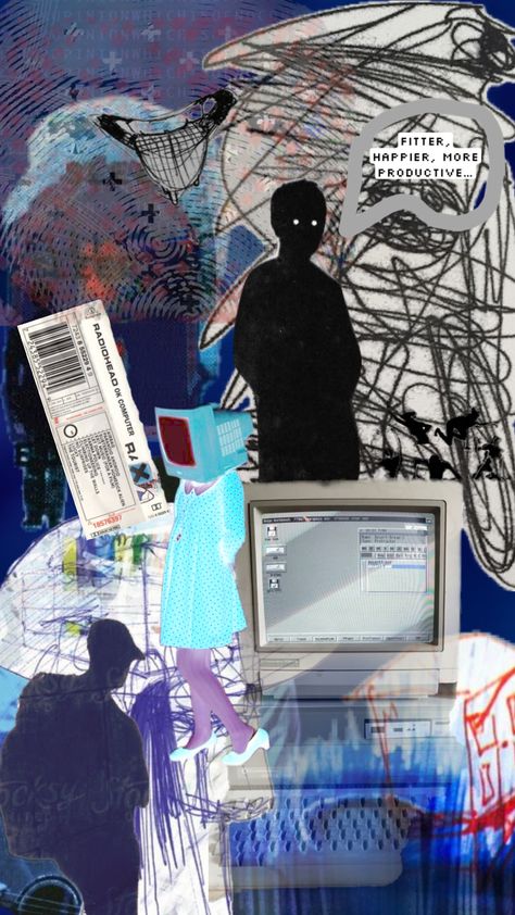 Ok Computer, Different Media, Radiohead, Choose Me, Illustration Art, Computer, Art