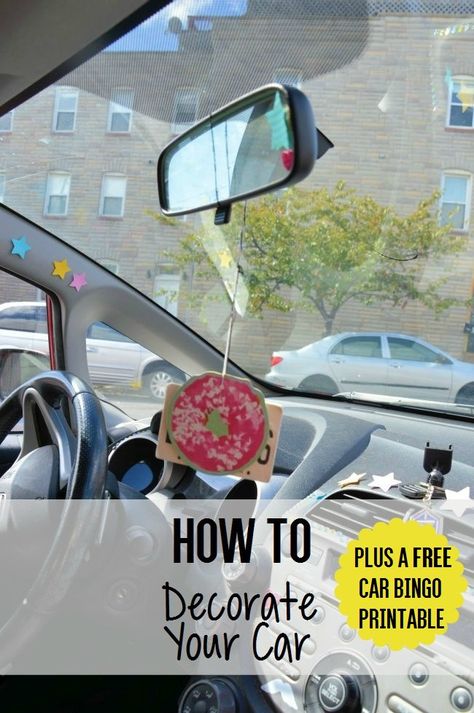 Decorating My Car Interior, How To Decorate Your Car, Decorating My Car, Car Bingo, Ways To Be Creative, Cube Car, Budget Makeover, Bingo Funny, Car Interior Diy