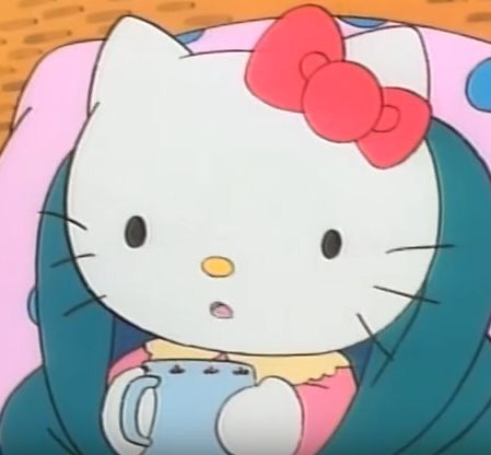 Old Hello Kitty, Sanrio Aesthetic, Hello Kitty Aesthetic, Hello Kitty Cartoon, Hello Kitty Art, Anime Gifs, Hello Kitty My Melody, Hello Kitty Pictures, Cartoon Memes