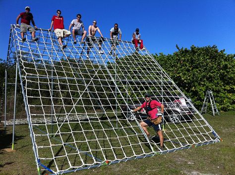 Cargo Net Climbing Obstacle [Update] Backyard Obstacle Course, Adult Playground, Ninja Warrior Course, Kids Backyard Playground, Obstacle Race, Urban Playground, Gym At Home, American Ninja Warrior, Mud Run