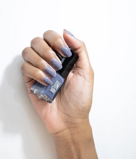 Blue Presents, Dark Periwinkle, Glazed Glass, Vegan Nail Polish, Diamond Nails, Cuticle Oil, Periwinkle Blue, Nail Spa, Nail Lacquer