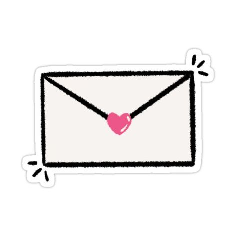 Letter Envelope Drawing, Envelope Drawing, Snail Mail Letters, Write Letters, Envelope Lettering, To My Friends, My Favourite Things, Letter Stickers, Letter Of Recommendation