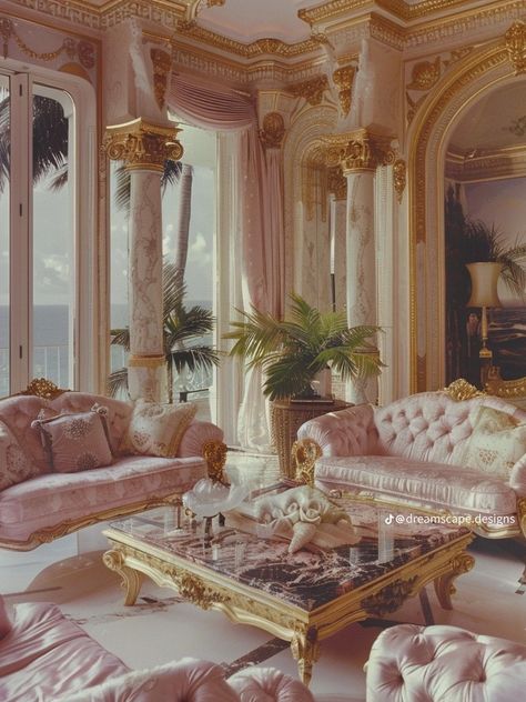 Luxurious Appartement, Housewife Life, 80s Chic, Blush Pink Bedroom, Maximalist Interior Design, Nyc Penthouse, Luxurious Homes, Elegant Lifestyle, Aesthetic House