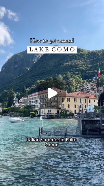 Chiara Caporale on Instagram: "Spending summer in Lake Como? 🌊🚤⛰️ It is one of the most gorgeous places in Italy 🇮🇹 so how do you get around it? ➡️ the ferries !! 

It was so easy to get from Milan to Varenna and then take a short ferry ride to Bellagio, where I was staying. ❤️ I actually think it is easier and more convenient to use public transportation than going by car 🚘 

Have you been to Lake Como? 😍 

#italytravel #lakecomo #visitcomo #expatsinitaly #italiansummer #italytraveltips #traveltoitaly #italianamerican #lagodicomo" Tipping In Italy, Gorgeous Places, Italian Countryside, Places In Italy, Italy Travel Tips, Public Transportation, Italian Summer, Italy Vacation, Lake Como