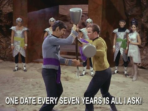 The Pon Farr Struggle is Teal. Pon Farr, Starship Enterprise, The Final Frontier, First Date, New Life, Star Trek, New World, Stars