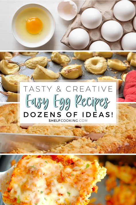 Quit throwing out old eggs! We have dozens of easy egg recipes, plus other ways to use up those extra eggs. You're going to love these egg ideas! Hide Eggs In Food, How To Hide Eggs In Food Kids, Too Many Eggs Recipe, Cooking With Eggs, What To Do With Extra Eggs, Uses For Eggs, Hidden Egg Recipes For Kids, Easy Egg Meals, Ways To Use Up Eggs