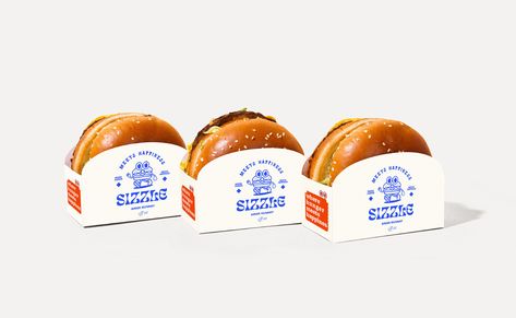 Burger Shop Packaging, Burger Shop Branding, Burger Brand Identity, Burger Packaging Ideas, Burger Packaging Design, Fast Food Menu Design, Fast Food Branding, Korean Burger, Burger Branding