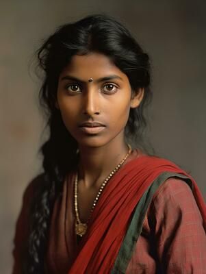 Old colored photograph of a indian woman from the early 1900s AI Generative 29679484 Stock Photo at Vecteezy Dusky Indian Women, Indian Portrait Photography, Face References, Indian People, Portrait Photography Women, Indian Woman, Face Reference, Wedding People, Cityscape Photos