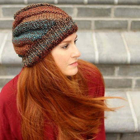 Knitting Hat Patterns Free, Knitting Patterns Hats, Knitting Hat Patterns, Swirl Hat, Simple Knitting, Bamboo Knitting Needles, Beginner Knitting Pattern, Knit Accessories, Knitting Hat