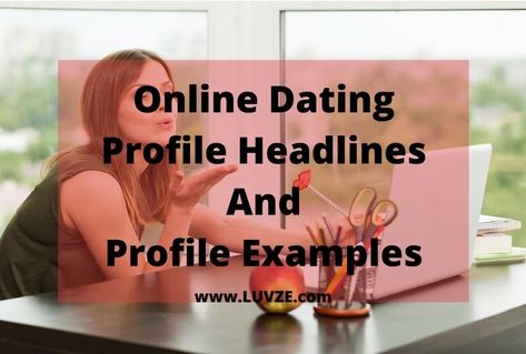 Wether you are on POF, Tinder, Match, OkCupid etc., you can find plenty of online dating profile headlines and profile examples in this post. Online Dating Profile Examples, Dating Headlines, And So It Begins, Dating Advice Quotes, Online Dating Profile, Relationship Questions, Flirting Moves, Dating Pictures, Dating Again