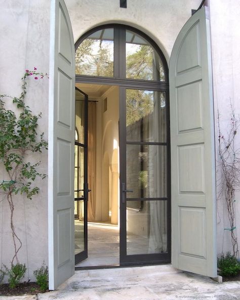 INSPIRED BY... Arched Doors, Open Door, Design Hotel, Interior Barn Doors, Wood Doors Interior, Beautiful Doors, Entrance Doors, Decoration Design, My Dream Home