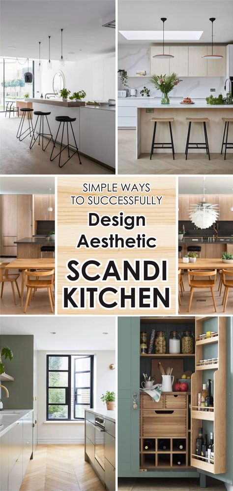 Scandinavian kitchens are neutral, simple, but aesthetic. You have to consider the light, wall color, furniture item, and clean line that will create an enduring appeal. #kitchendecorideas #scandinaviankitchendecorideas #scandinaviandecorideas Scandinavian Kitchen Design Ideas, Scandi Kitchen Ideas, Scandinavian Kitchen Small, Cozy Scandinavian Interior, Modern Scandinavian Kitchen, Scandinavian Interior Kitchen, Scandinavian Kitchen Ideas, Scandi Interior Design, Scandinavian Kitchens