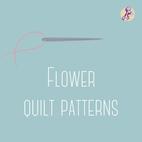 Flower Quilt Patterns Board Flower Quilts Patterns, Flower Quilt Patterns, Flowers Quilt, Colorful Florals, Flower Quilt, Quilt Designs, Quilting Patterns, Blooming Flowers, Free Patterns