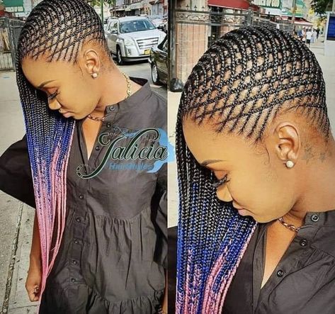 Nanasia on Twitter: "This is art ...… " Goddess Braid Styles, Best Braid Styles, New Braided Hairstyles, Latest Braided Hairstyles, Latest Hair Braids, Braiding Hairstyles, Hairstyles For Ladies, Hype Hair, Weave Ponytail Hairstyles