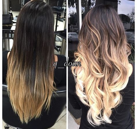 Died Hairstyles, Hair Blonde Ideas, Ombre Hair Color For Brunettes, Olaplex Blonde, Blonde Ideas, Best Ombre Hair, Brown To Blonde Ombre, Ombre Hair Blonde, Balayage Blonde