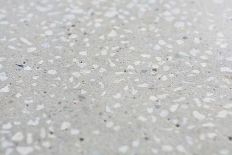 Polished concrete floors with white aggregate - Mark I like these colours rather than the creams and yellow tones of lime stone. Polished Concrete Floor, Aggregate Concrete, Polished Concrete Floors, Concrete Floor, Building Permits, Rooms Reveal, Polished Concrete, Interior Floor, Updating House