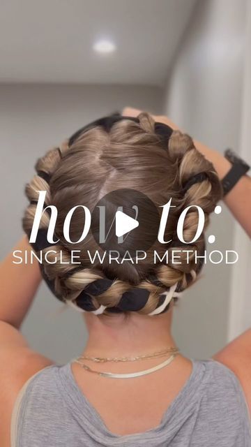 Amanda Carter | heatless curls + hair growth on Instagram: "SINGLE WRAP METHOD:
One of the easiest techniques to learn for heatless curls. You’re simply wrapping your hair away from your face, around your curler. 

It creates a soft curl, similar to a curling iron.

TIPS:
- wrap straight back, not down or to the side. The higher you wrap, the more volume you’ll have. You can see what I mean by watching my first few wraps. 

- Not too tight! But not so loose that your hair falls out. This is where the velvet curler shines - it keeps your hair in place even when you error on the side of wrapping too loosely. 

- apply your prep products to dry hair and then wrap, don’t wet your hair before or after wrapping. 

- a satin bonnet + satin pillowcases really help control frizz, they’re worth a pu Heatless Curlers Rollers, Using Hair Curlers, Night Hair Wrap, How To Use Satin Hair Curler, Hair Wrap For Curls, How To Wrap Your Hair At Night For Curls, Satin Curlers, How To Get Tight Curls, How To Use Heatless Curling Wrap