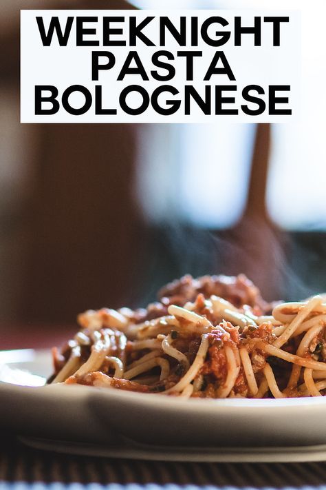 Easy Weeknight Pasta, Weeknight Bolognese, Pasta Appetizers, Weeknight Pasta, Potato Salads, Best Beef Recipes, Recipe List, Seafood Pasta Recipes, Pasta Bolognese