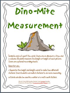 Dinosaur Freebie and Currently Dinosaur Measurement Activities, Dinosaur School Activities, Dinosaur Homeschool, Dino Activities, Dinosaur Math, Preschool Dinosaurs, Dinosaurs Kindergarten, Teaching Measurement, Dinosaur Classroom