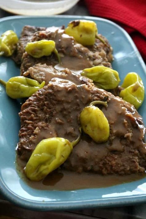 Swiss Steaks, Easy Salisbury Steak, Swiss Steak Recipes, Beef Round Steak, Crockpot Cube Steak, Salisbury Steak Meatballs, Crockpot Steak, Cube Steak Recipes, Beef Round