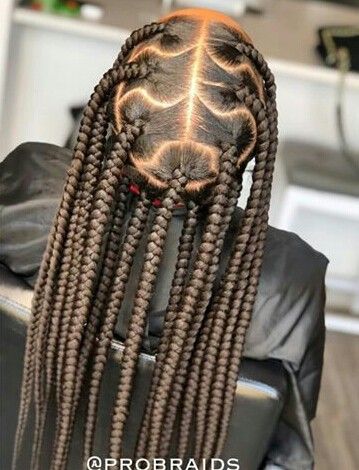 Natural Hair Videos Tutorials, Box Braids Styles, Easy Little Girl Hairstyles, Hairstyles Pictures, Big Box Braids Hairstyles, Braids Styles, Braids Hairstyles Pictures, Girls Natural Hairstyles, Braided Ponytail Hairstyles