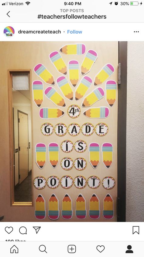 Pencil Classroom Door Ideas, Classroom Decor Pencil Theme, Pencil Bulletin Board Back To School, Welcome To Our Pack Classroom Door, Pencil Theme Classroom Bulletin Boards, Pencil Classroom Theme, Pencil Bulletin Board Ideas, Pencil Classroom Decor, First Day Of School Door Decorations