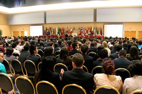 Ceremony: Annual bilingual and bi-national conference in which high school level students from Sonora, Mexico and Arizona debate in a mock session of the United Nations. The mockery part is the representation how students can learn and share there cultural and educational values in cilvilized manner.Education and cultural diversity awarenes is part of United Nations cultural value.Good job! United Nations, Cultural Diversity, High School, Education