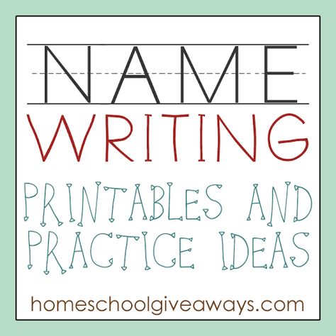 FREE Name Writing Printables and Practice Ideas | Free Homeschool Deals © Name Writing Activities, Name Writing Practice, Prek Ideas, Preschool Names, Writing Printables, Name Practice, Name Tracing, Preschool Projects, Name Activities