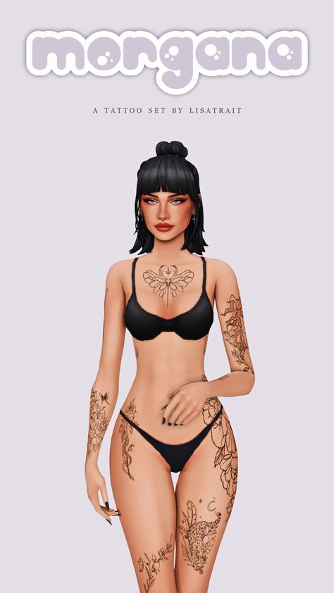 MORGANA - TATTOO SET | Patreon Sims 4 Cc Tattoo Set, Sims 4 Cc Belly Piercing Patreon, Sims 4 Cc Patreon Tattoo, Sims 4 Jaw Preset, Sims 4 Cc Tattoos Patreon, Sims 4 Cc Tattoos Female, Free Sims 4 Cc Hair, Sims 4 Cc Tattoos, Best Sims 4 Cc