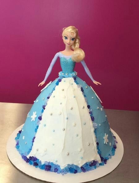 Doll Cakes Frozen Doll Cake, Elsa Doll Cake, Elsa Torte, Frozen Themed Birthday Cake, Elsa Cakes, Barbie Doll Cakes, Find Your Niche, Elsa Doll, Cake With Buttercream