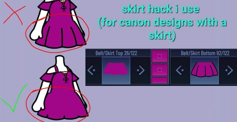 Gacha Skirt, Gacha Club Hacks, Gacha Tips, Gacha Hacks, Gacha Designs, Lipstick Hacks, Gacha Outfit Ideas, Gacha Club Outfit, Gacha Oc Ideas