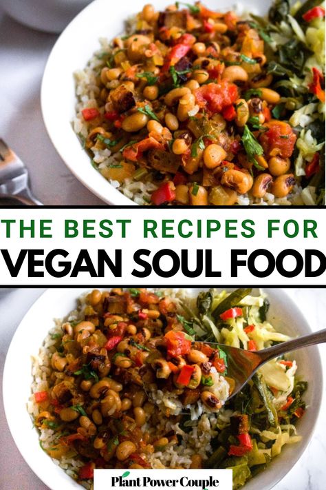 Vegetarian Soul Food Southern Style, Plant Based Soul Food, Vegan Soul Food Recipes Plant Based, Vegetarian Soul Food Recipes, Black Vegan Recipes, Vegan Plant Based Recipes, Whole Food Plantbased Recipes, Vegan Soul Food Recipes, Traditional Coleslaw Recipe