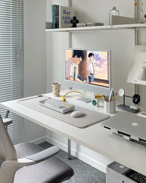 #space #fyb #decor Home Decor 2023, Shein Home Decor, Amazon Decor Finds, Study Desk Decor, Decor 2023, Home Studio Setup, Affordable Aesthetic, Work Office Decor, Small Space Office